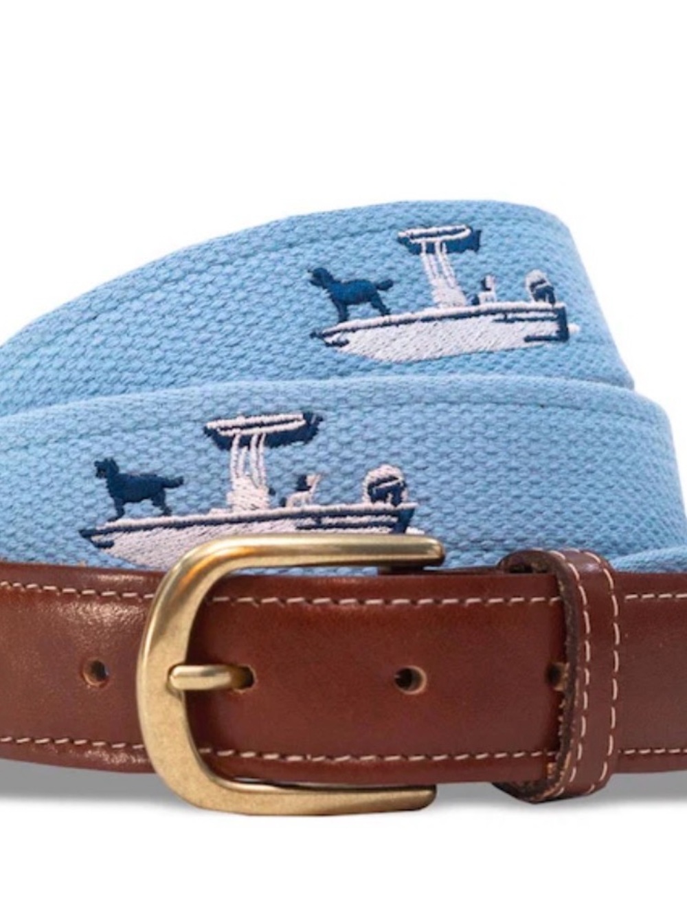 Bird Dog Bay Men’s Belt size 42/105 made in the USA like new southern charm